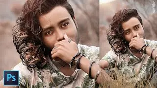 Moody brown colour grading effect in Photoshop | photoshop tutorial