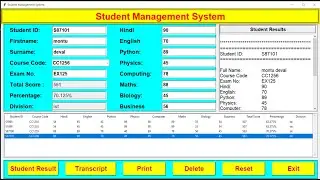 How to make a Student Management System in Python with Database  Connectivity  