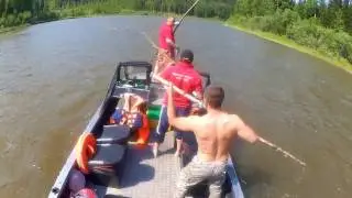 Тест-драйв катера FusoJet на р.Сисим. Июнь 2016.