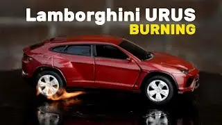 Lamborghini URUS on Fire