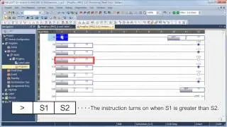 8. Ladder Logic Programming (Comparison Operation) - MELSEC Tutorial