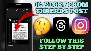How to Share Thread on Instagram Story