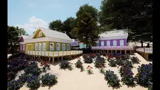 Beach Cabins Walkthrought_Carribean_Island