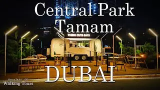 4K Evening Walk Around JVC Central Park Tamam Lazuward N E