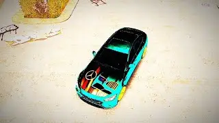КАК НАРИСОВАТЬ богатый MERCEDES AMG GT63s легко в кар паркин