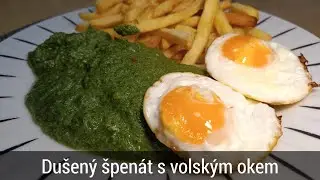 Stewed spinach with ox eye 🍟🤩🤩 - recipe