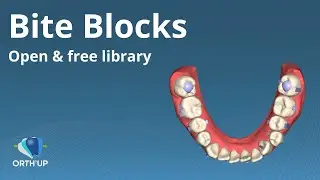 Bite Blocks | ORTH'UP Clear Aligners CAD Software