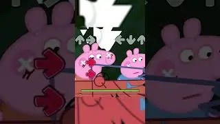 SCARY PEPPA PIG STORY in Friday Night Funkin be like PART 3😨#shorts #huggywuggy #fnf #poppyplaytime
