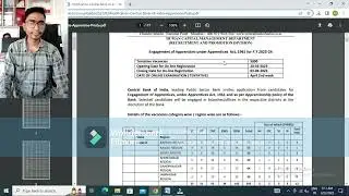 Central Bank of India Recruitment 2023  Apply Online for 5000 Apprentice PostsII#deaf#deafcommunity