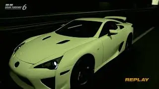 Lexus LFA - Late Night Drive on SS Route 7 - Gran Turismo 6 Spec II