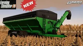 FS19- NEW EDITION TO MY FARM BRENT 2596 GRAIN CART FROM NORTH DAKOTA MAPPING AND MODDING