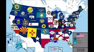 History of U S States and Territory 1776-2024