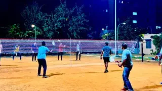 Ball Badminton Match | Night Effect |