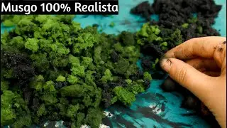 Cómo hacer Musgo falso Hiperrealista