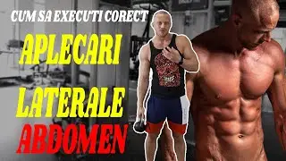 Aplecari laterale abdomen | oblici  - Cum sa executi corect !
