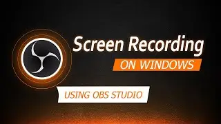 How to record screen on windows | obs studio tutorial