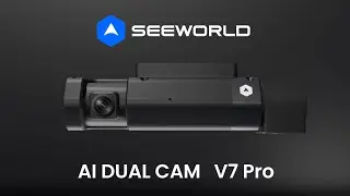 SEEWORLD | V7 Pro Dual-Camera 4G Ultra-Clear Smart Driving Built-in 1080P, Support ADAS and DSM