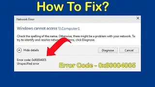 ✅Error 0x80004005 / 0x80070035 Network Share after Update to Windows 11 24H2 - How To Fix it ✅