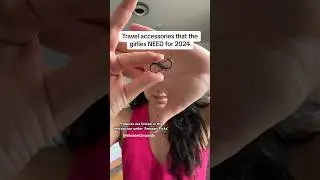 Travel accessories that all girls NEED for travel in 2024 (items 🔗 in description) #travelblogger