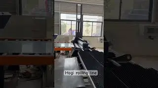 HOGI metal plate 4 roller rolling machine production line Auto coil feeding, leveling and cutting