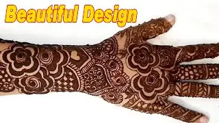 Beautiful Design in 10 mins - Special mehndi designs 2024 #2024 #educationworld #mehndi #digine