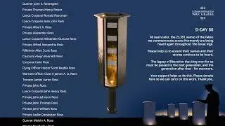 Names of Fallen | Part 5 | D-Day 80