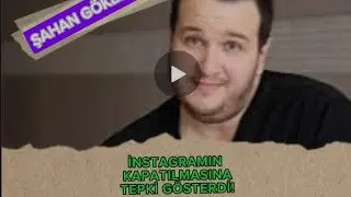 Şahan gökbakar instagramın kapatılmasına ironi yaptı! #şahangökbakar #instagramkapatıldı