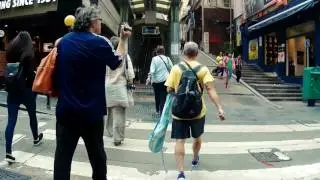Central–Mid-Levels escalator and walkway system Hong Kong 60fps | 03.11.2016