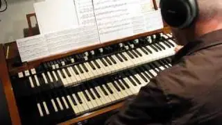 Stop Sam Brown Organ- Overdrive solo played a tempo and "slow" to learn (Sheet at 3'20 for 0,1 sec)