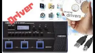 Driver e interfaz boss GT-1 en español