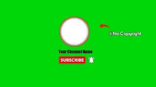 Subscribe intro for Youtube channel | Bell button intro | Green screen intro | no copyright