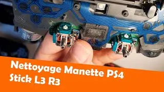 Réparer le joystick d'une manette PS4, démonter et nettoyer le module 3D