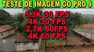 Filmagem da Gopro Pro hero 9 Black (5,3K 30fps / 4K 30fps / 2,7K 60 fps / 4K 60 fps)