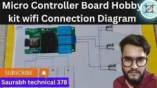 Micro Controller Board Hobby kit wifi Connection Diagram || Saurabh technical 378