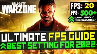 WARZONE FPS GUIDE (BOOST FPS for lower end PC's)