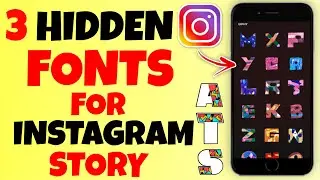 3 Hidden Fonts of Instagram Story | 3 Amazing Instagram Story Fonts | New Instagram Story Fonts 2022