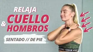 Yoga para relajar tu cuello y hombros // Estiramiento suave para quitar tensión y dolor en 10 min