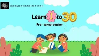 Educationalfackpk 1 to 30 counting #preschool #preschoollearning #counting #countingvideo