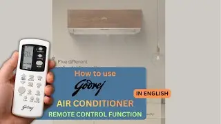 How to Use Godrej Inverter AC Remote | Complete Guide in English