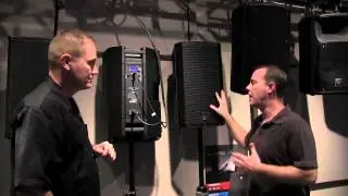 EV ZLX Series Speakers at events: By John Young with Mike Doucot