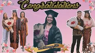 CONGRATULATIONS FINALY GRADUATION🎓|Reza Manoppo