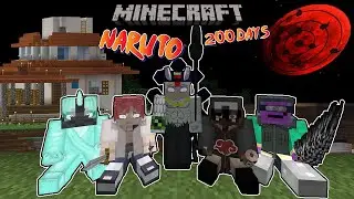 We Spent 100 More Days in Naruto Minecraft [5 Friends]