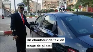 Un chauffeur de taxi en tenue de pilote! 👨🏻‍✈️🚕
