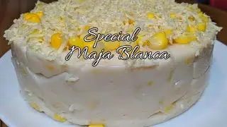 Maja Blanca | Creamy Maja  Blanca Filipino Dessert