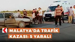 Malatya’da trafik kazası: 5 yaralı
