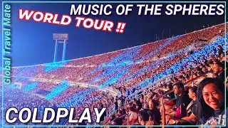Coldplay Live Concert in Bangkok Music Of The Spheres World Tour 2024 🇹🇭 Thailand