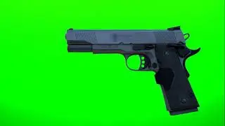 pistol green screen video from WD green screen