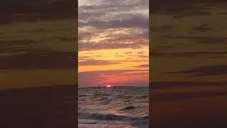 Sunset April 24  at Fort Morgan Alabama 