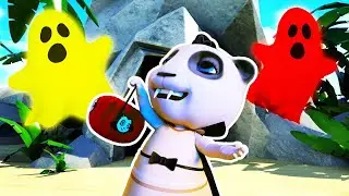 Panda encontrou fantasmas em uma caverna | Desenho Animado | Dolly e Amigos 3D - Brasil