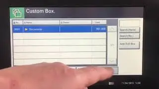 Printing a document from a custom folder